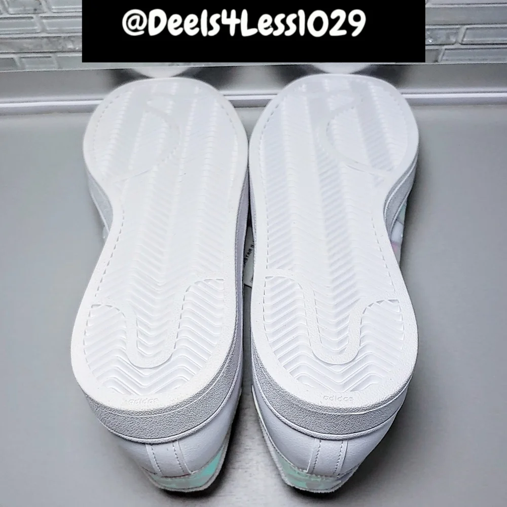 Adidas Originals Superstar 2 Iridescent Womens/Kids White Grey